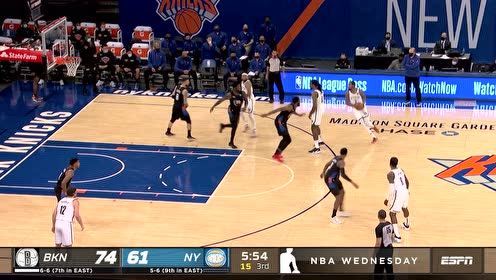【NBA集锦】身高臂长根本干扰不到他 杜兰特三分球迎射两人！