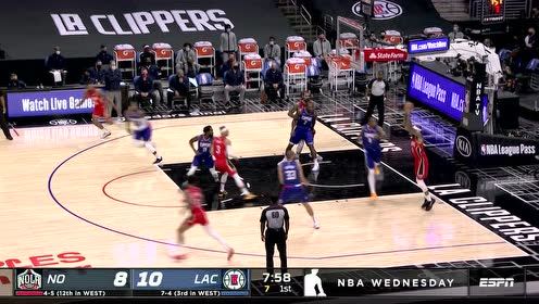 【NBA集锦】噼里啪啦脑后血帽!贝弗利凶残“撕咬”哈特
