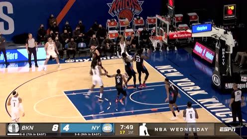 【NBA集锦】已进化为常规武器 杜兰特骑马射箭高打板得手