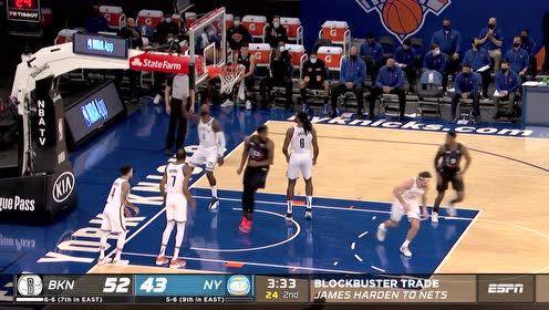 【NBA集锦】罗宾逊篮下得吃得喝 双手拽扣无情虐筐