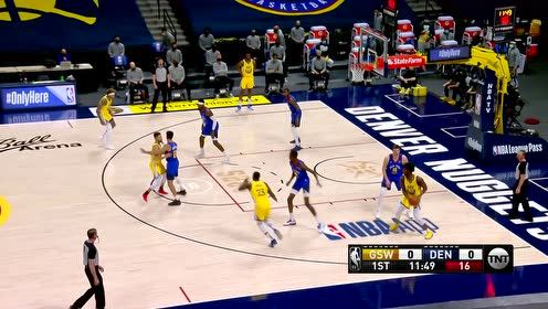 【NBA集锦】开局先打一套！库里不讲理三分+抢断快攻连取五分