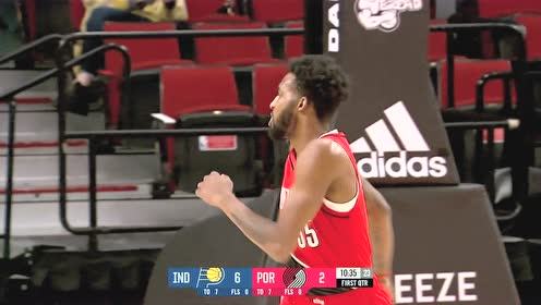 【NBA集锦】内线由我守护 小琼斯内线强起完成补篮