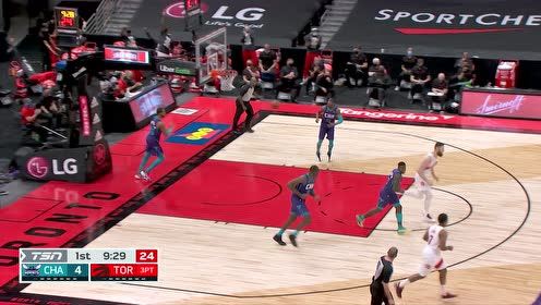 【NBA集锦】范弗利特突破分球 洛瑞埋伏在底角突施冷箭三分命中