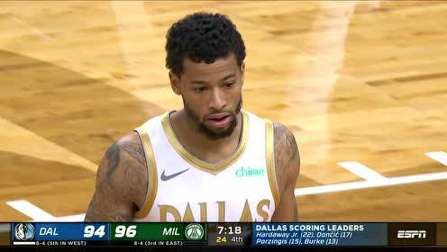 【NBA集锦】谁还敢说字母哥没技术 左手上反篮手活太细腻