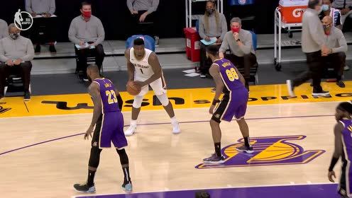【NBA集錦】推土機(jī)一般的進(jìn)攻 錫安碾人攻筐堪稱無(wú)解