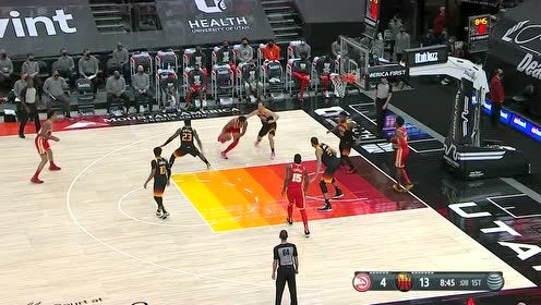 【NBA集錦】三分線外連續(xù)開(kāi)張！爵士連得6分手感擋不住