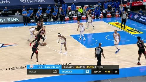 【NBA集錦】手感絲般柔滑！多爾特超遠(yuǎn)三分一箭穿心