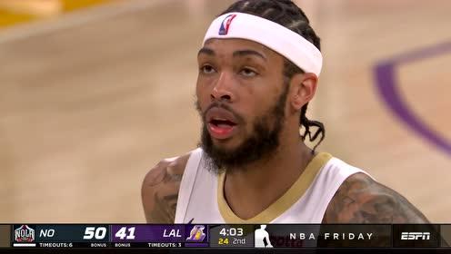 【NBA集錦】球風(fēng)愈發(fā)華麗 英格拉姆瀟灑后仰兩分命中