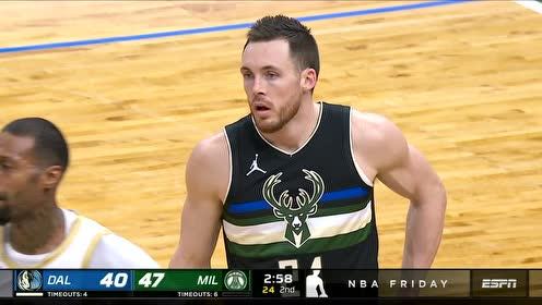 【NBA集锦】关键时刻大心脏 小哈达威连得五分打停雄鹿