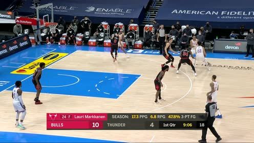 【NBA集錦】終于有機會釋放！馬爾卡寧外線三分百步穿楊