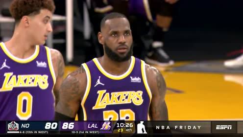 【NBA集錦】詹姆斯細(xì)膩喂餅 哈雷爾狂野重扣