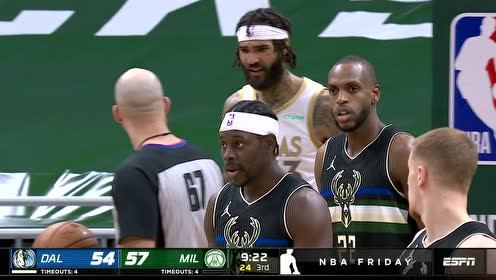 【NBA集锦】NBA版WWE? 考利斯坦佛山无影脚踹飞假日哥