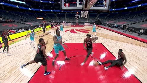 【NBA集锦】伤害不大但侮辱性极强！ 比永博惨遭洛瑞羞辱血帽