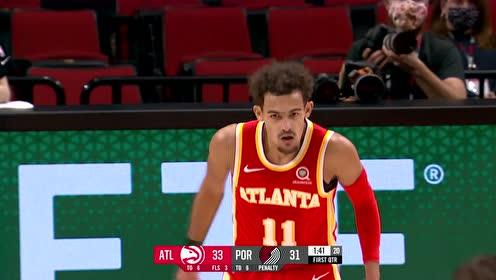 【NBA集錦】沒(méi)有包夾？安東尼低位強(qiáng)吃輕松取分