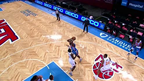 【NBA集錦】畢竟是擊敗庫里的男人 哈里斯連續(xù)三分不講理