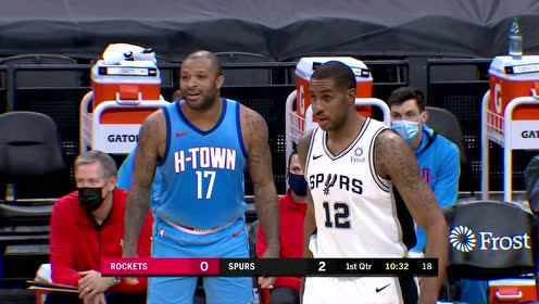【NBA集錦】雙德開(kāi)場(chǎng)先拔頭籌 阿德德里奇中距離+德羅贊突破上籃連取4分