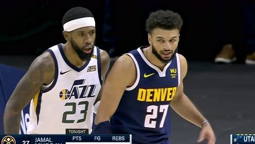 【NBA集锦】约基奇掩护手递手给的默契 穆雷强硬对抗攻筐取分