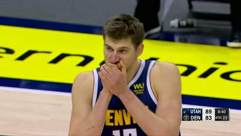 【NBA集锦】长舒猿臂只手遮天 戈贝尔贴脸血帽羞辱穆雷