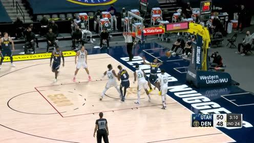 【NBA集锦】低情商:约基奇蒙进两球 高情商:约基奇逆天手感连拿4分
