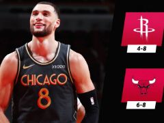 NBA常規(guī)賽：奧拉迪波首秀32+5+9，火箭120-125不敵公牛