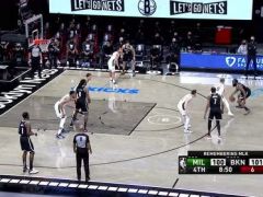 【NBA集錦】籃網(wǎng)單打解決一切問題！杜蘭特哈登一人一個帶開分差