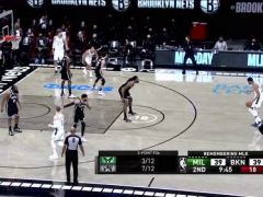 【NBA集錦】姐夫這手感無敵了 連中兩記三分毫不講理
