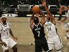 【NBA集錦】雄鹿123-125籃網(wǎng) 杜哈合砍64分籃網(wǎng)死里逃生