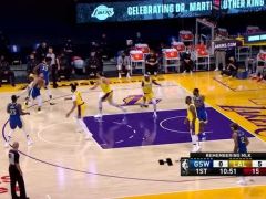 【NBA集锦】小加索尔底角飙中三分 库里中距离回应2分
