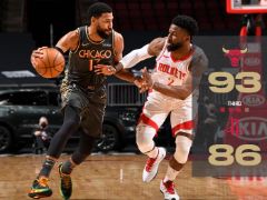 NBA常規(guī)賽：三節(jié)戰(zhàn)罷，公牛93-86領先火箭