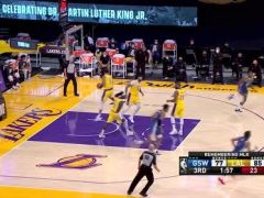 【NBA集锦】玉面书生库兹马！外线连中三分远投拉开分差