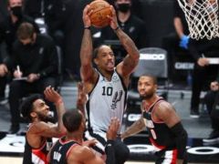 【NBA集锦】马刺125-104开拓者 双德组合42分利拉德空砍35分