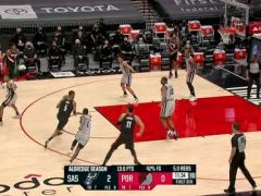 【NBA集锦】双德挡拆配合先拔头筹 胡德跳投得手也取2分