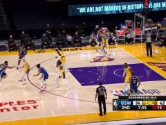 【NBA集锦】美妙的团队合作！哈雷尔上篮不中后接助攻暴扣