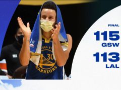 【NBA集锦】勇士vs湖人生死三分钟！施罗德梦游库里致胜三分