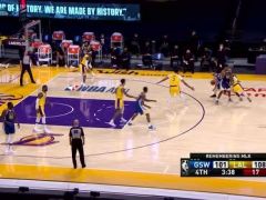 【NBA集锦】库里vs湖人集锦 26分7助攻关键三分杀死比赛