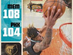 NBA常規(guī)賽：莫蘭特17+3+10，灰熊險勝太陽