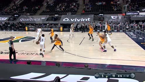 【NBA集锦】我这吨位单挑你不是轻松加愉快 锡安低位单吃博格达