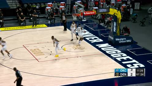 【NBA集锦】开局先发威!米尔萨普精确制导穆雷空切篮下单臂挂筐