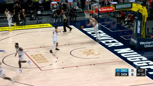 【NBA集锦】亚历山大长传制导 多尔特底角三分一箭穿心