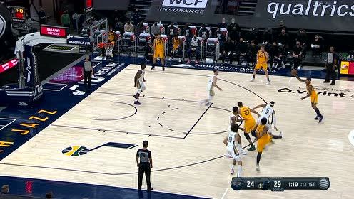 【NBA集锦】戈贝尔被鹈鹕小将晃飞 锡安篮下获得灌篮良机