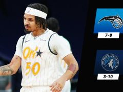 NBA常规赛:科尔-安东尼三分绝杀,魔术逆转森林狼