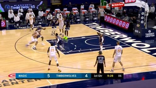 【NBA集锦】奥科吉演绎飞身暴扣 武切维奇大号三分命中