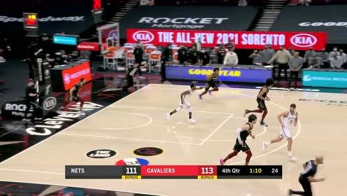 【NBA集锦】大心脏！ 欧文神兵天降补篮助篮网追平比分