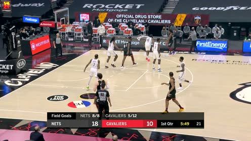 【NBA集锦】登哥这手尽展情商 抢断反击送球欧文示好