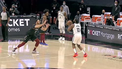【NBA集锦】还是熟悉的后撤步 哈登经典操作终于开张
