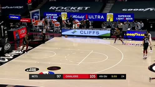 【NBA集锦】哈登终于不再保留 一手logo后撤步追分太无解
