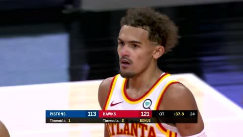 【NBA集锦】胜利的天平逐渐倾斜！特雷杨一记超远三分率全队逆天改命