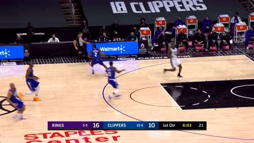 【NBA集锦】老树开花!小卡抢断送妙传巴图姆底角三分一击即中