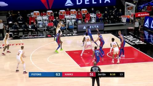 【NBA集锦】手感来的很及时 特雷杨底角冷血三分精准制导