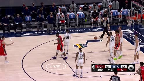 【NBA集锦】根本防不住 锡安内线抢板强势打成2+1